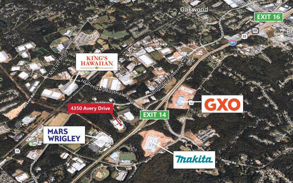 More Photos Of 4350-4360 Avery Dr, Flowery Branch Warehouse For Lease
