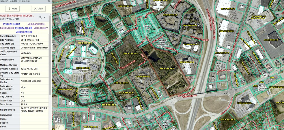 More Photos Of 3611 Wheeler Rd, Augusta Land For Sale