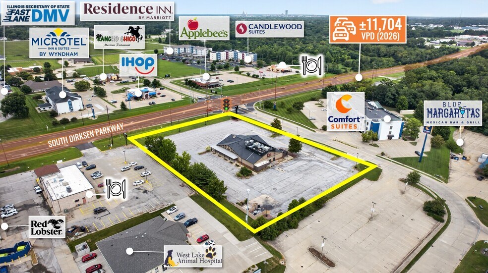 More Photos Of 2660 S Dirksen Pky, Springfield Restaurant For Sale
