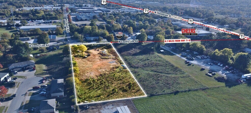 More Photos Of W County Line Rd, Springdale Land For Sale