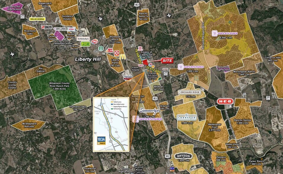 More Photos Of 8660 W State Highway 29, Liberty Hill Land For Sale