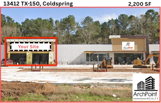 More Photos Of 13412 TX-150, Coldspring Storefront For Lease