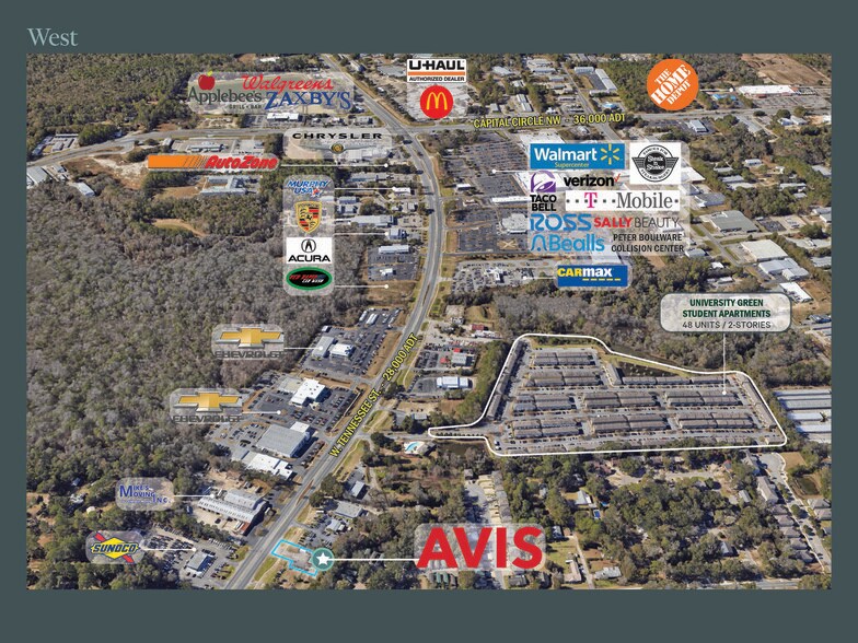 More Photos Of 3108 W Tennessee St, Tallahassee Freestanding For Sale