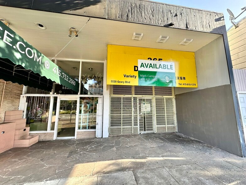 More Photos Of 5520-5526 Geary Blvd, San Francisco Storefront For Lease
