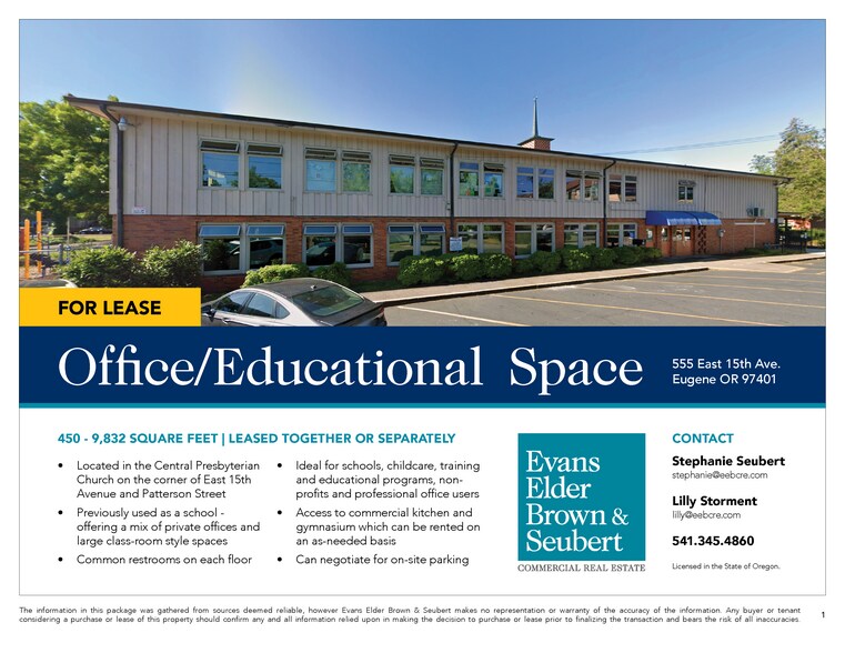 More Photos Of 555 E 15th Ave, Eugene Office For Lease
