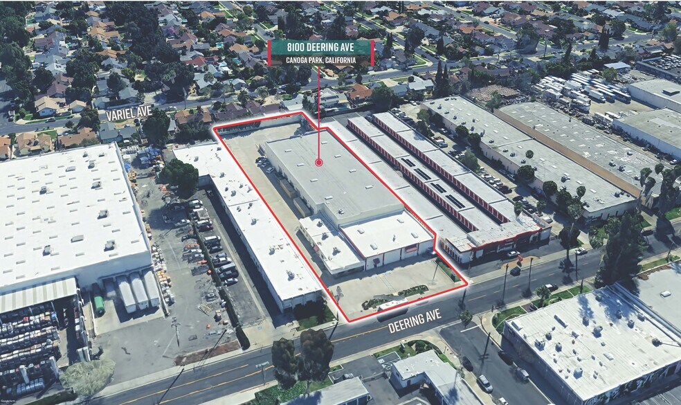 Primary Photo Of 8100 Deering Ave, Canoga Park Distribution For Lease