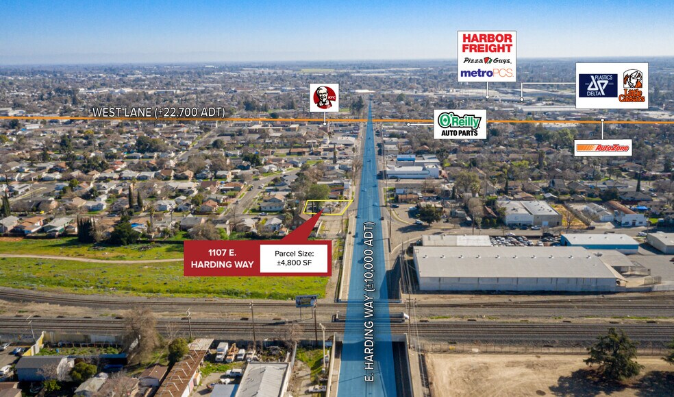 More Photos Of 1107 E Harding Way, Stockton Freestanding For Lease