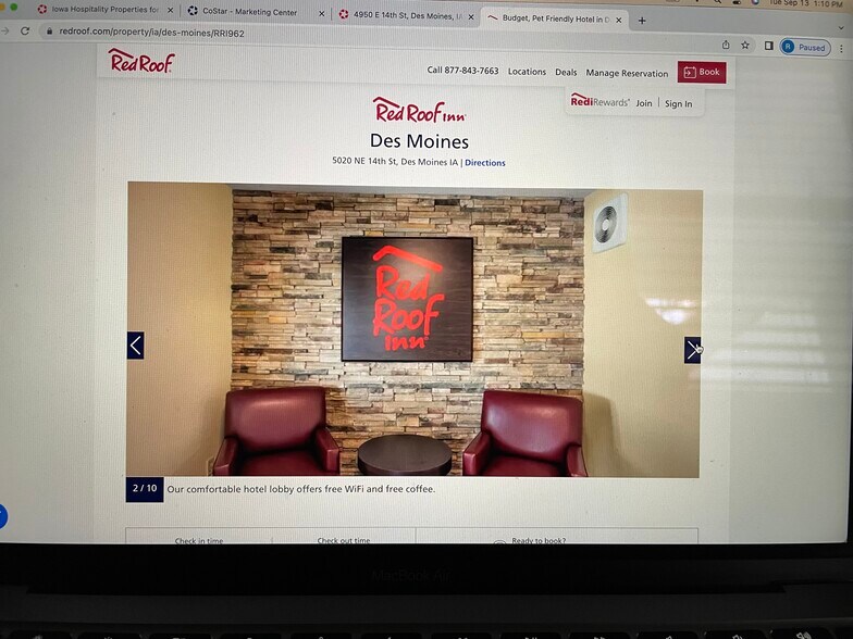 More Photos Of 5020 NE 14th St, Des Moines Hotel For Sale