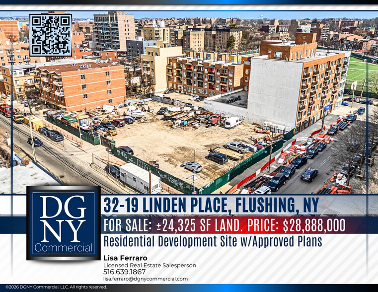 Primary Photo Of 3219-3235 Linden Pl, Flushing Land For Sale