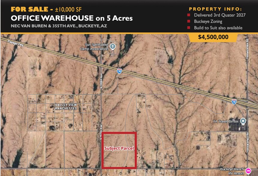 Primary Photo Of NEC Van Buren & 355th ave, Tonopah Industrial For Sale