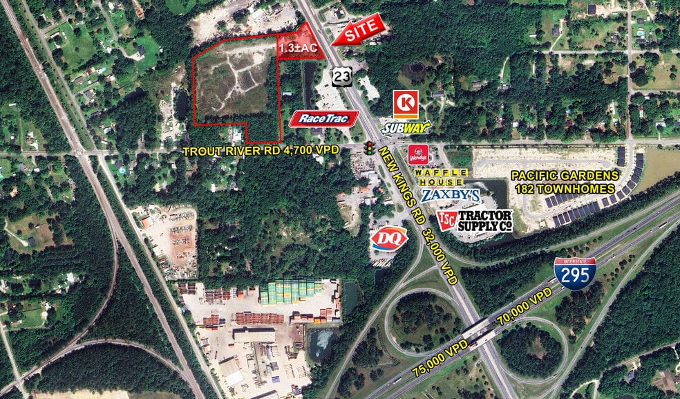 Primary Photo Of 6553 Trout River Blvd, Jacksonville Land For Sale