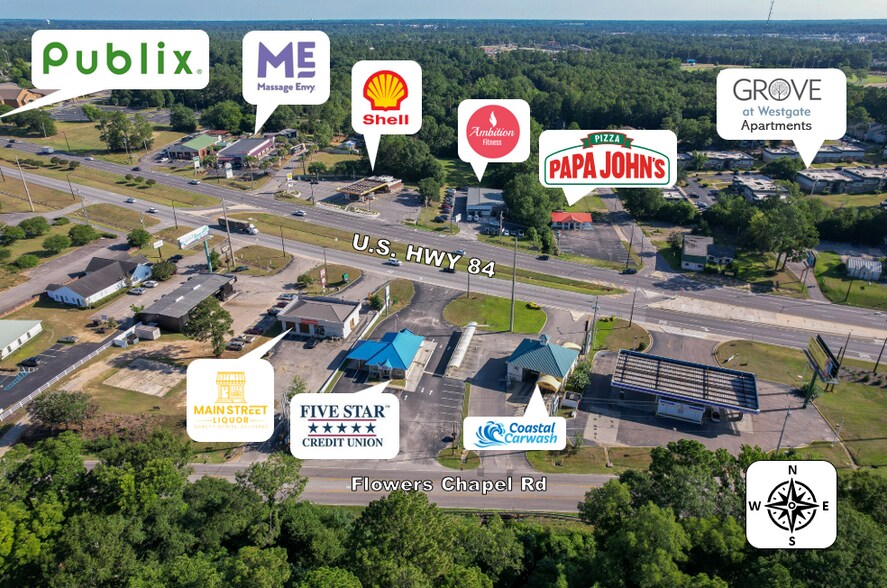 More Photos Of 3301 W Main St, Dothan Service Station For Sale