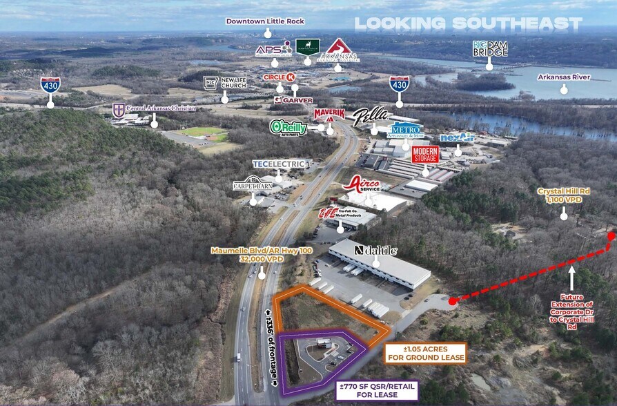 More Photos Of 9700 Maumelle Blvd, North Little Rock Land For Lease