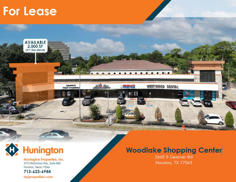 Primary Photo Of 2660-2678 S Gessner Rd, Houston General Retail For Lease