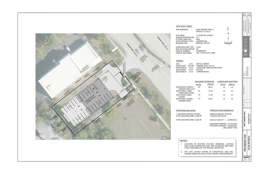 More Photos Of 4628 Tamiami Trl E, Naples Land For Sale