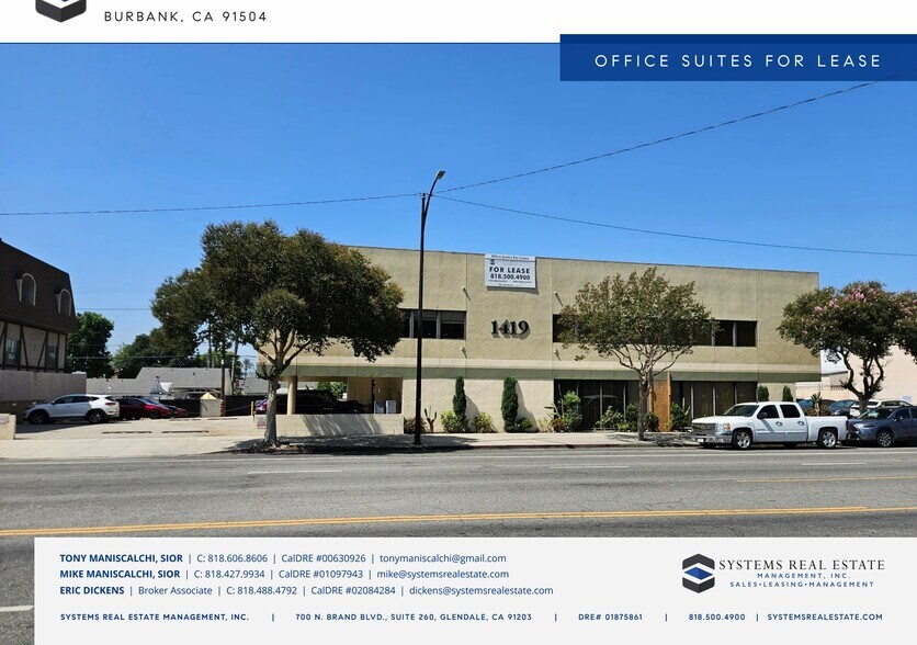 More Photos Of 1419 N San Fernando Blvd, Burbank Office For Lease