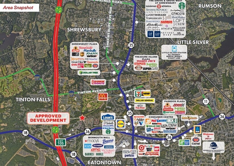 Primary Photo Of 2600 Hope rd, Eatontown Land For Lease