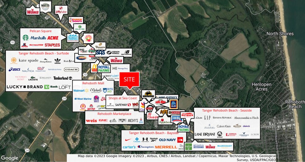 More Photos Of 19266 Coastal Hwy, Rehoboth Beach Storefront For Sale