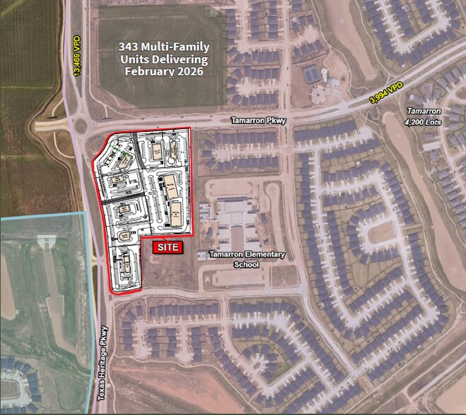 Primary Photo Of SEQ of Texas Heritage Pkwy & Tamarron Pkwy, Katy Land For Lease