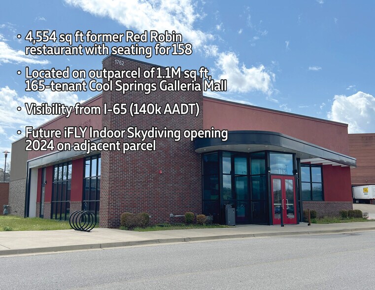 Primary Photo Of 1762 Galleria Blvd, Franklin Restaurant For Lease