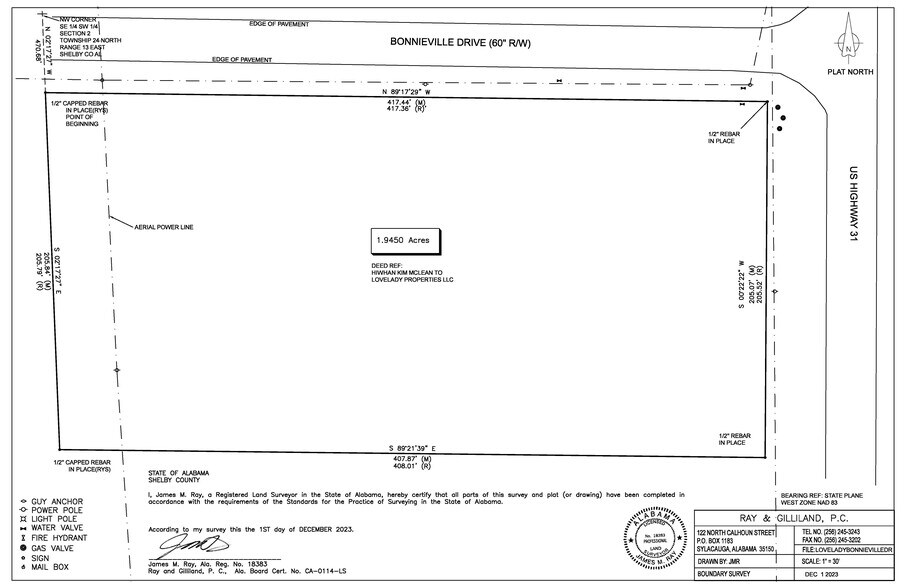 More Photos Of 103 Bonnieville Dr, Calera Land For Sale