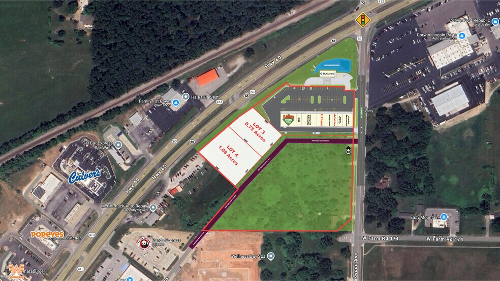 Primary Photo Of 1400 US Hwy 60 E, Republic Land For Lease