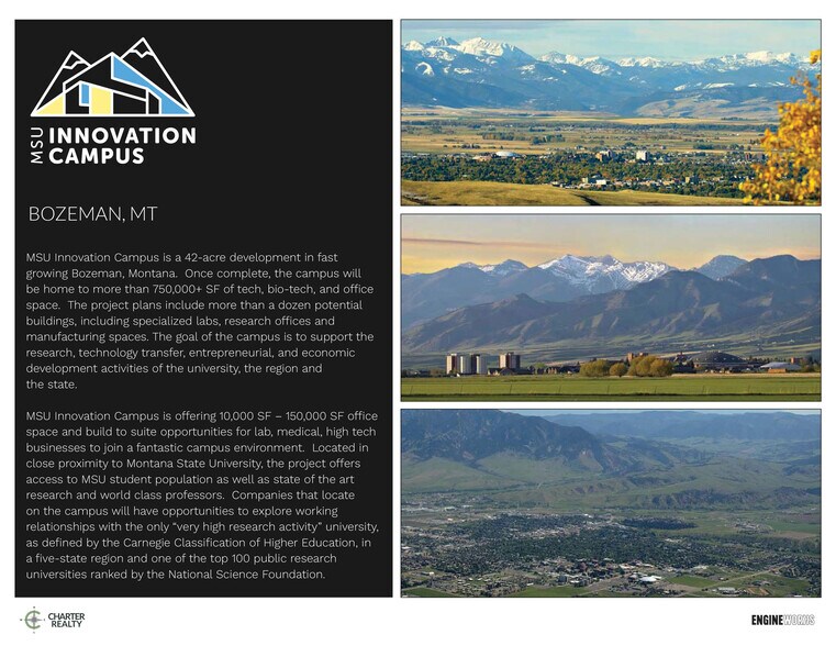 More Photos Of MSU Innovation Campus, Bozeman, Mt, Bozeman General Retail For Lease