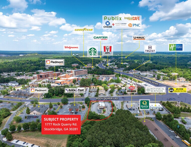 More Photos Of 1777 Rock Quarry Rd, Stockbridge Fast Food For Sale