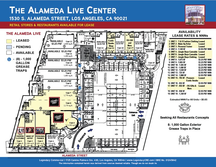 More Photos Of 1530 S Alameda St, Los Angeles General Retail For Lease