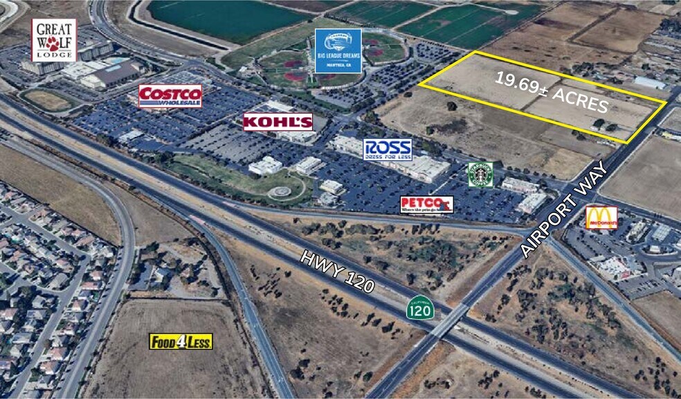 Primary Photo Of 1009-1069 S Airport Way, Manteca Land For Sale