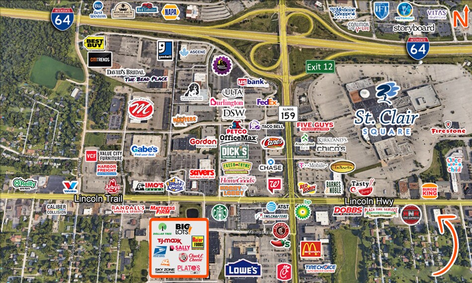 More Photos Of 101-105 Frey Ln, Fairview Heights Freestanding For Lease