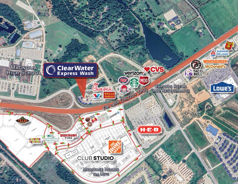 More Photos Of 14206 FM 1488, Magnolia Carwash For Sale