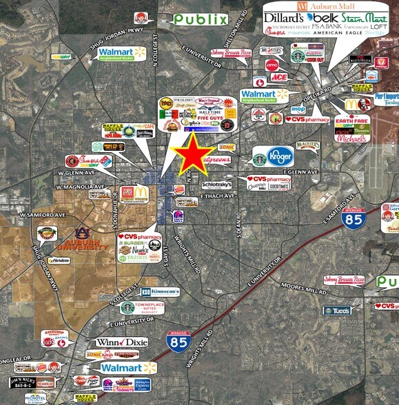 More Photos Of 404 Opelika Rd, Auburn General Retail For Lease