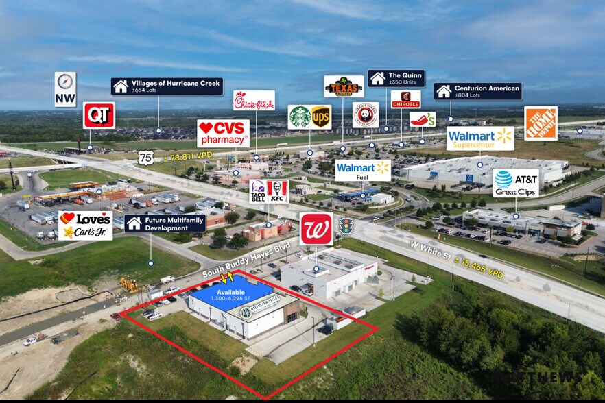 More Photos Of 751 Buddy Hayes Blvd, Anna Storefront Retail Office For Lease