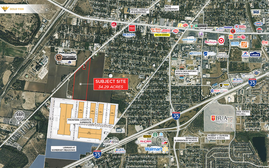 More Photos Of New Laredo Highway, San Antonio Land For Sale