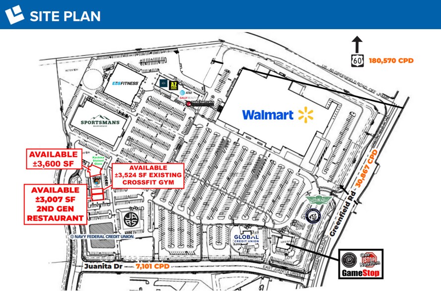 More Photos Of N Greenfield Rd @ I-60, Mesa Unknown For Lease