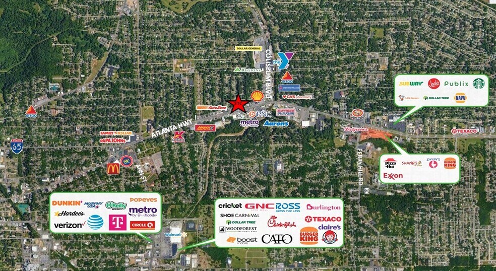 More Photos Of 3391 Atlanta Hwy, Montgomery General Retail For Lease