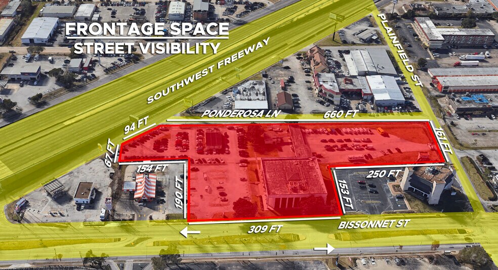 More Photos Of 9525 Bissonnet St, Houston General Retail For Lease