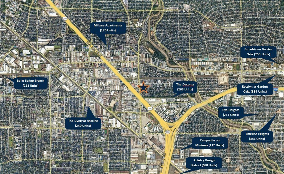 More Photos Of 2802 Mangum rd, Houston Land For Sale