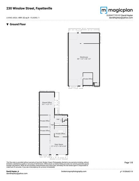 More Photos Of 228-230 Winslow St, Fayetteville Loft Creative Space For Sale