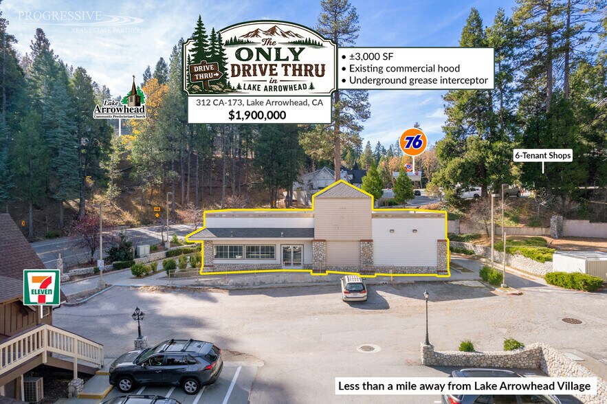 Primary Photo Of 312 S Hwy 173, Lake Arrowhead Fast Food For Sale