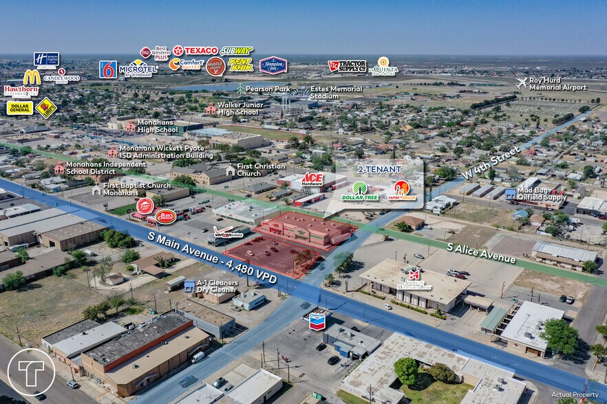 More Photos Of 405 S Main Ave, Monahans Freestanding For Sale