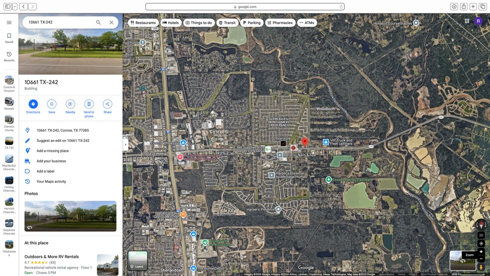 More Photos Of 10661 Highway 242, Conroe Land For Sale