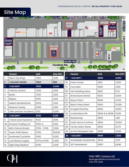 More Photos Of 9700-9950 Fondren Rd, Houston Unknown For Lease