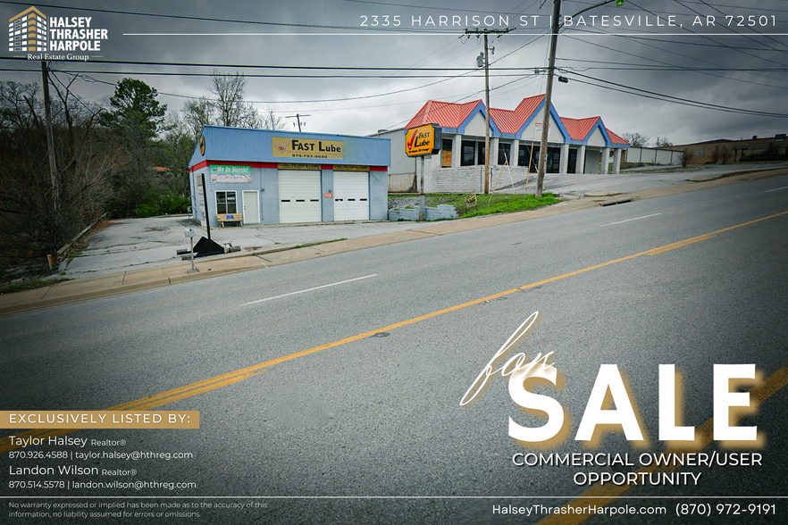 Primary Photo Of 2335 Harrison St, Batesville Service Station For Sale