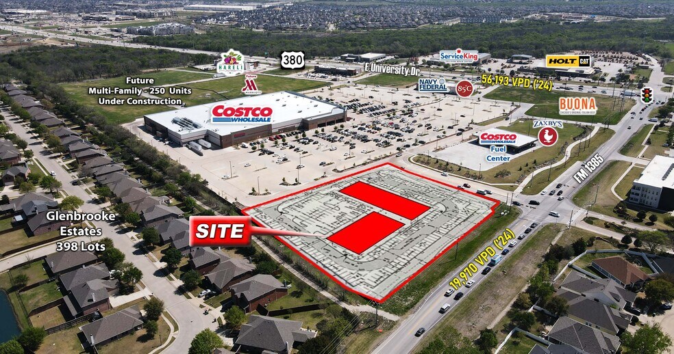 Primary Photo Of NEC of US 380 & FM 1385, Aubrey General Retail For Lease