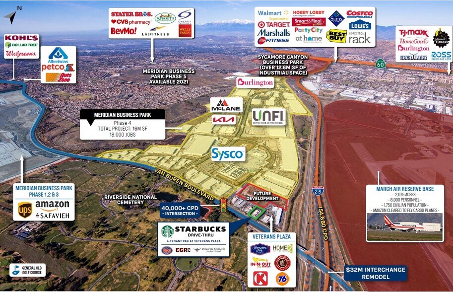 More Photos Of NEC Van Buren Blvd, Riverside Unknown For Lease