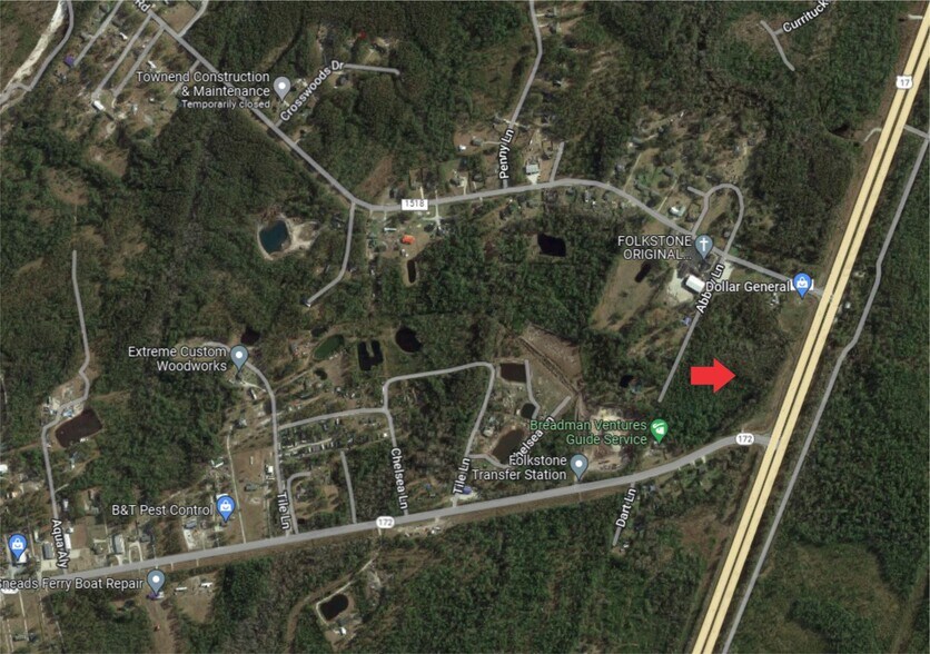 More Photos Of US 17 & NC 172 Wilmington Hwy, Holly Ridge Land For Sale