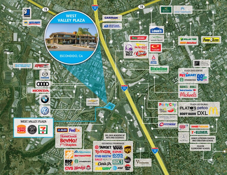 More Photos Of 1320-1340 W Valley Pky, Escondido Unknown For Lease