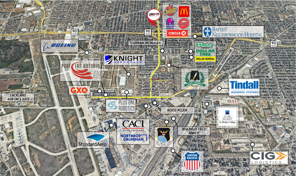 More Photos Of 1351 S General McMullen Dr, San Antonio Land For Sale